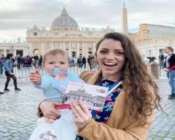 She went on a trip to Vatican State in November of 2019.